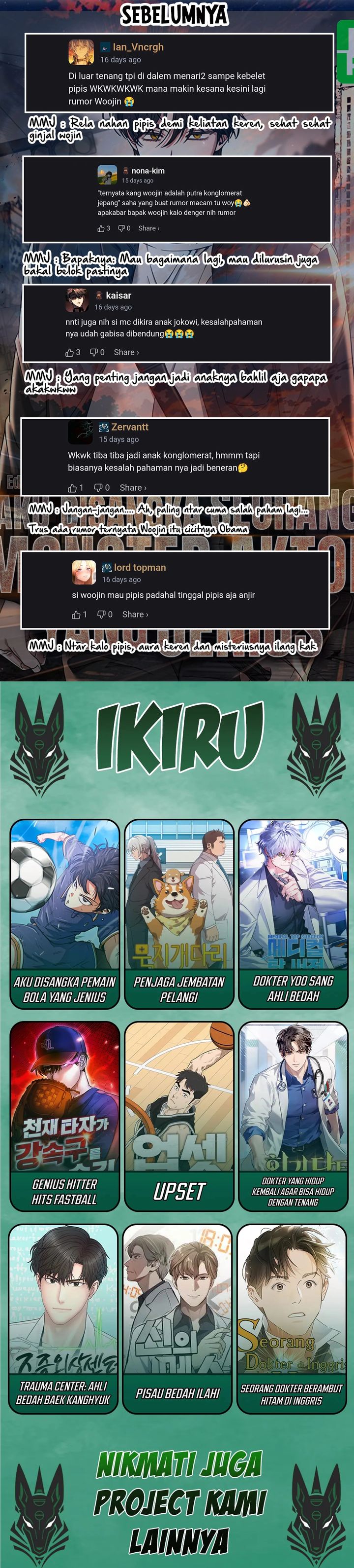 I Was Immediately Mistaken for a Monster Genius Actor Chapter 63 Bahasa Indonesia