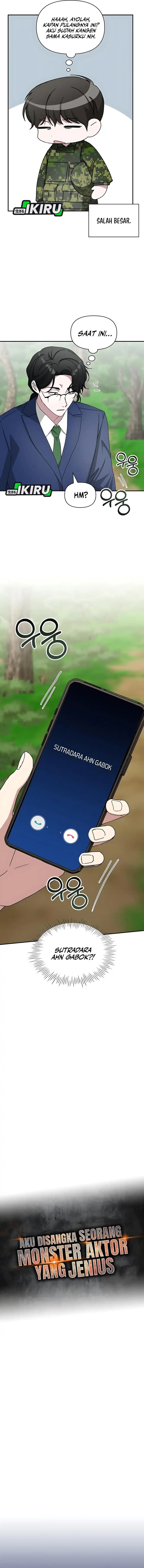 I Was Immediately Mistaken for a Monster Genius Actor Chapter 68 Bahasa Indonesia