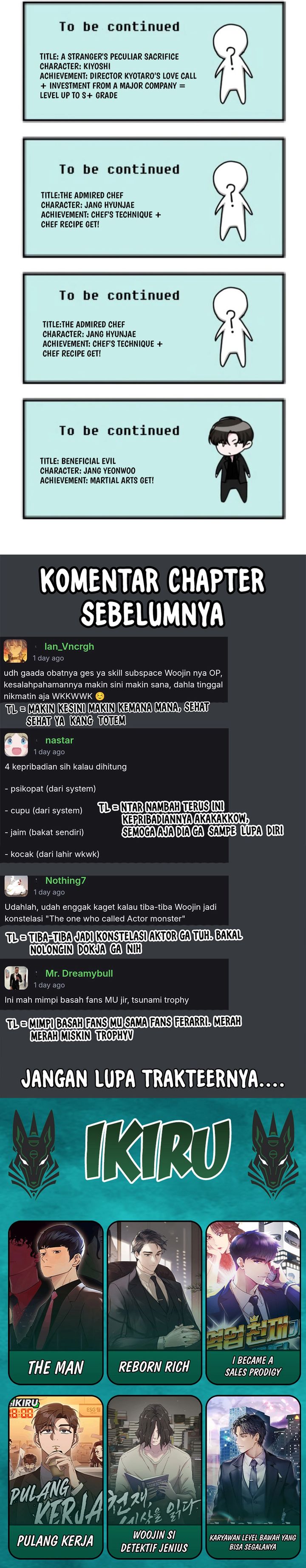 I Was Immediately Mistaken for a Monster Genius Actor Chapter 82 Bahasa Indonesia