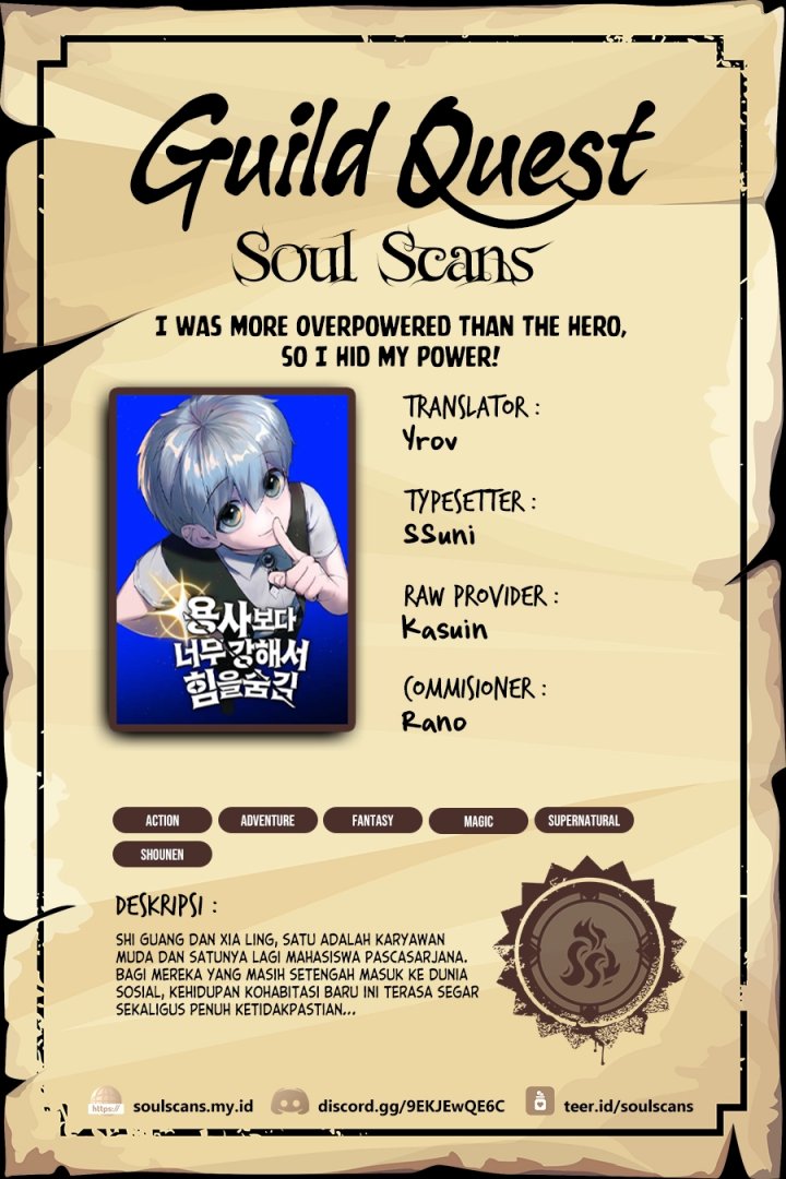 I Was More Overpowered Than the Hero, so I Hid My Power! chapter 89