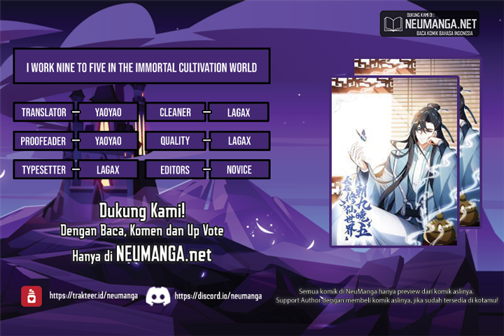I Work Nine To Five In The Immortal Cultivation World chapter 1