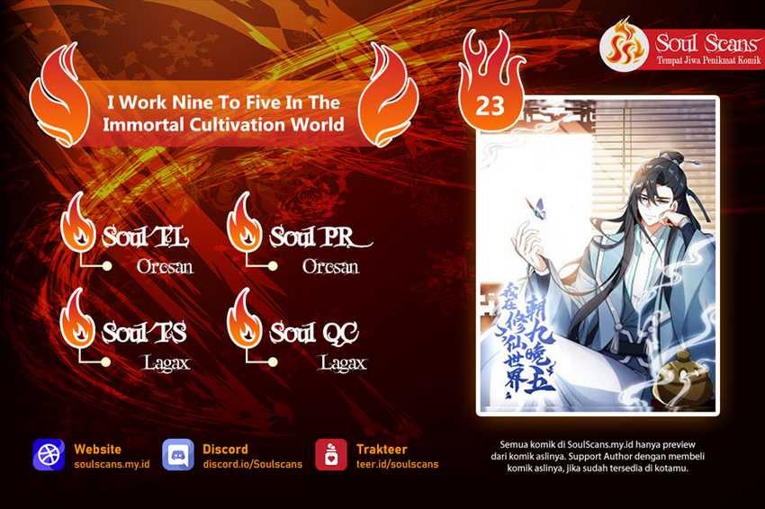 I Work Nine To Five In The Immortal Cultivation World chapter 23