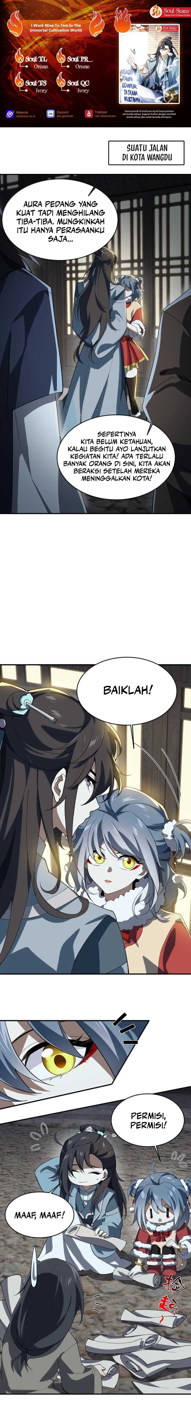 I Work Nine To Five In The Immortal Cultivation World Chapter 56 Bahasa Indonesia