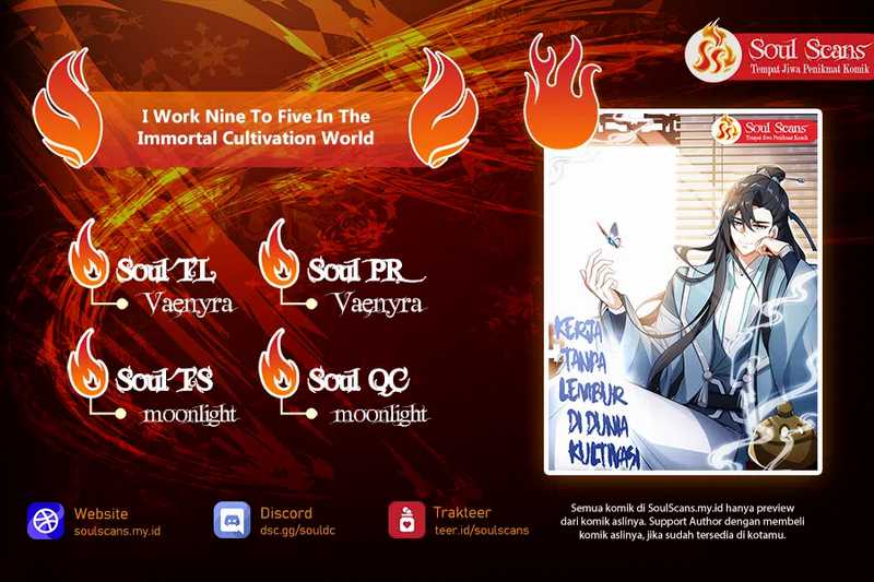 I Work Nine To Five In The Immortal Cultivation World Chapter 109 Bahasa Indonesia