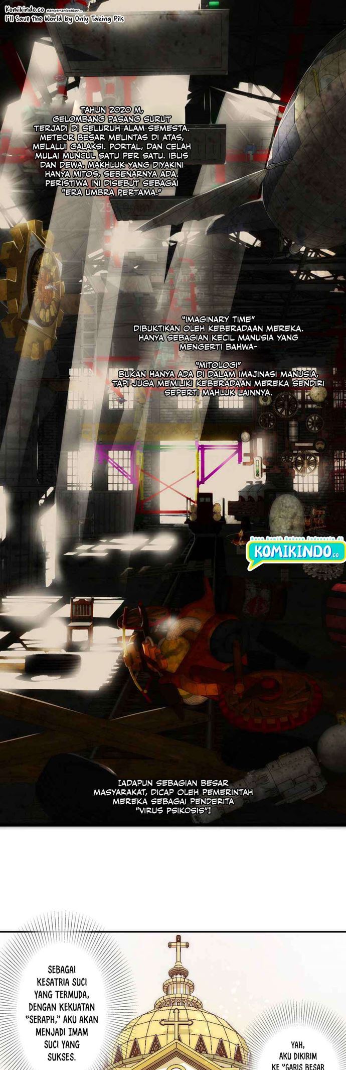 I’ll Save The World By Only Taking Pills! Chapter 01 Bahasa Indonesia