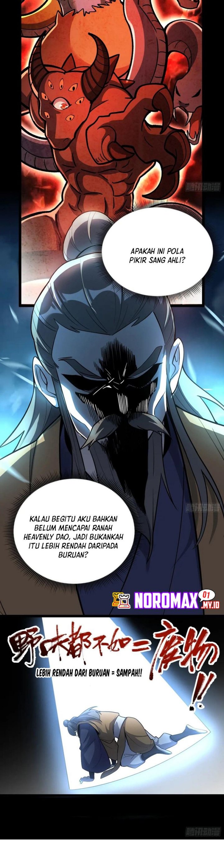 I’m Actually A Cultivation Bigshot Chapter 560 Bahasa Indonesia