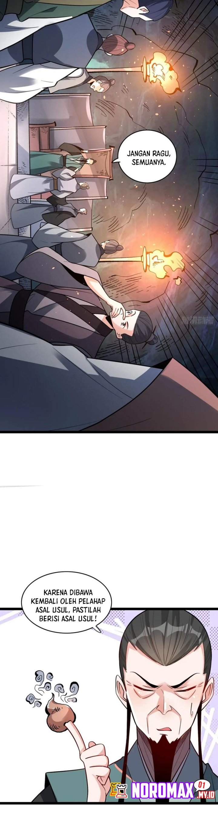 I’m Actually A Cultivation Bigshot Chapter 575 Bahasa Indonesia