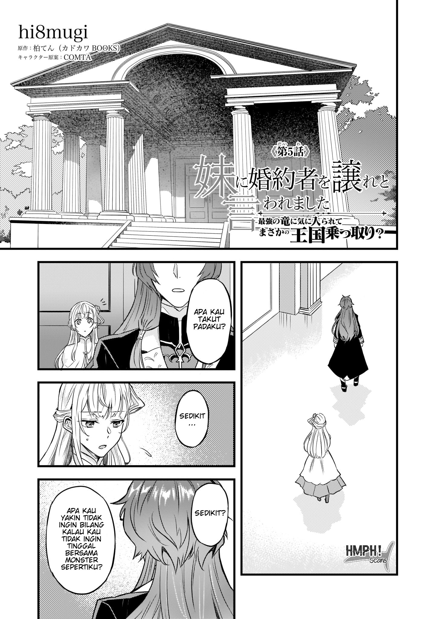 I was Told to Relinquish My Fiancé to My Little Sister, and the Greatest Dragon Took a Liking to Me and Unbelievably Took Over the Kingdom Chapter 05 Bahasa Indonesia