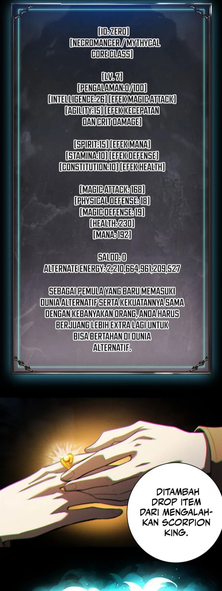 Idle Player Returns as a God (I Awoke as a God) chapter 5