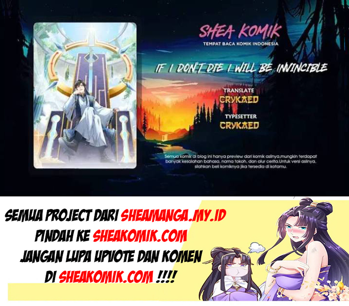 If I Don’t Die, I’ll Be Invincible Chapter 10 Bahasa Indonesia