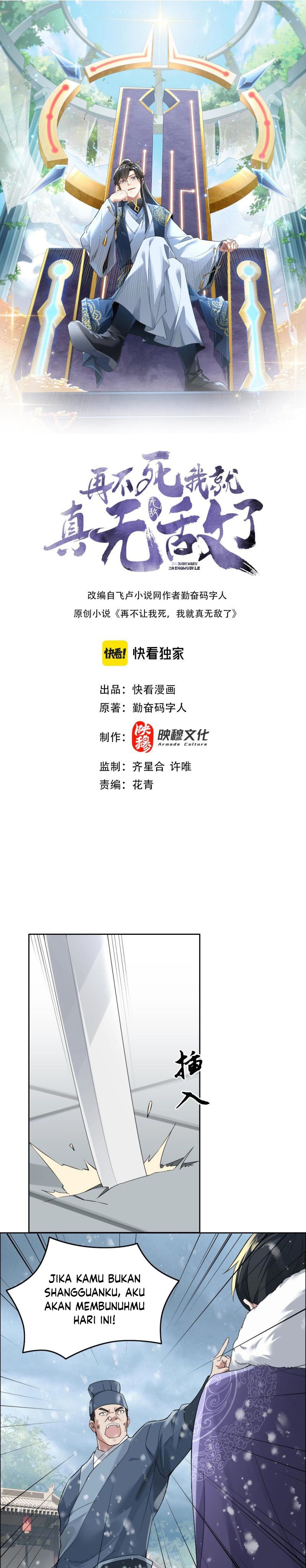 If I Don’t Die, I’ll Be Invincible Chapter 15 Bahasa Indonesia