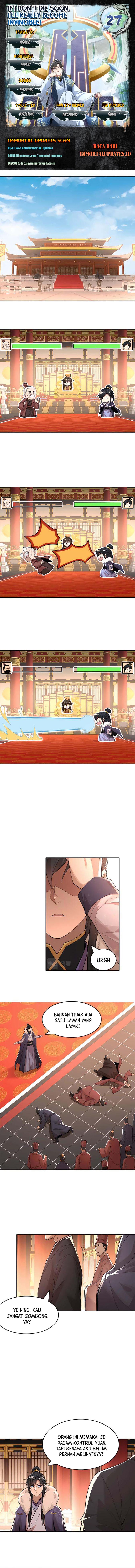 If I Don’t Die, I’ll Be Invincible Chapter 27 Bahasa Indonesia