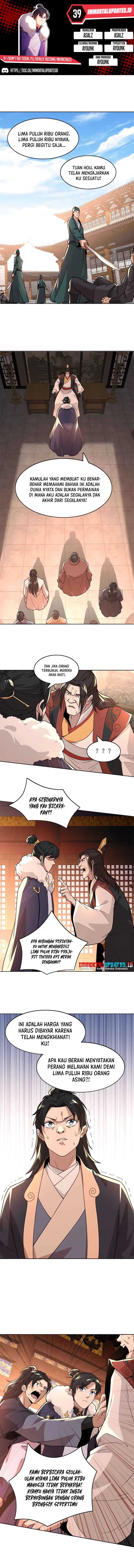 If I Don’t Die, I’ll Be Invincible Chapter 39 Bahasa Indonesia