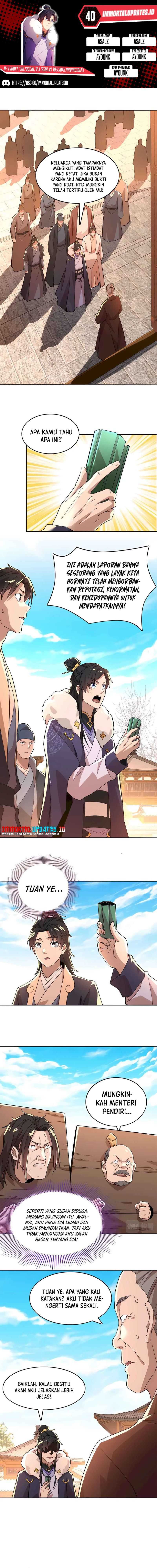 If I Don’t Die, I’ll Be Invincible chapter 40