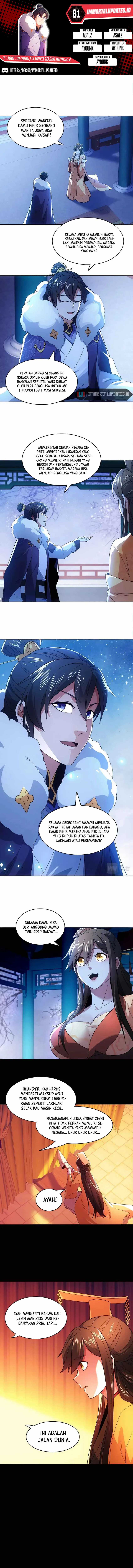 If I Don’t Die, I’ll Be Invincible Chapter 81 Bahasa Indonesia