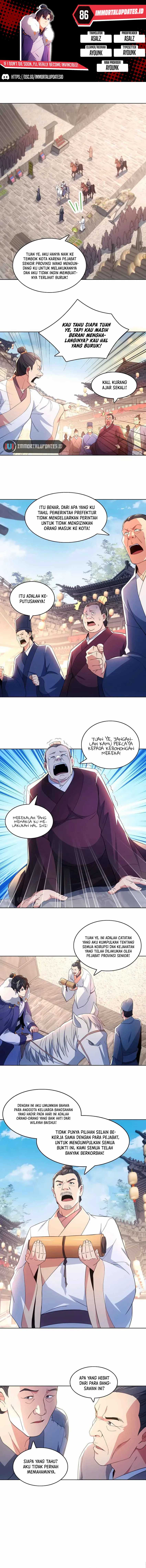 If I Don’t Die, I’ll Be Invincible Chapter 86 Bahasa Indonesia