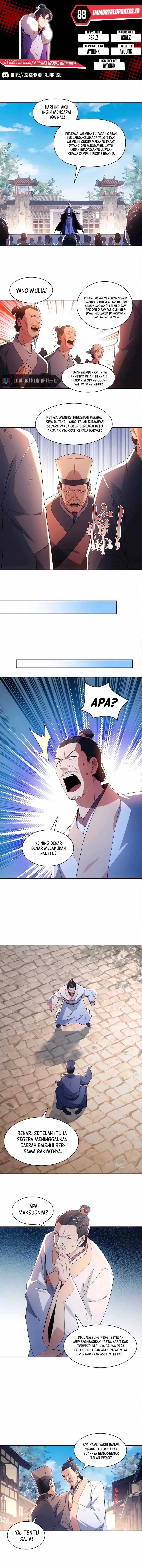 If I Don’t Die, I’ll Be Invincible Chapter 88 Bahasa Indonesia