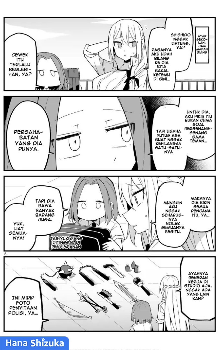 Iinchou Desu ga Furyou ni Naru Hodo Koi Shitemasu! Chpter 08 Bahasa Indonesia