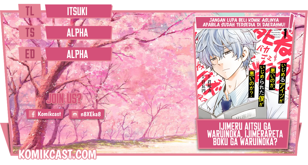 Ijimeru Aitsu ga Waruinoka, Ijimerareta Boku ga Waruinoka? Chapter 08 Bahasa Indonesia