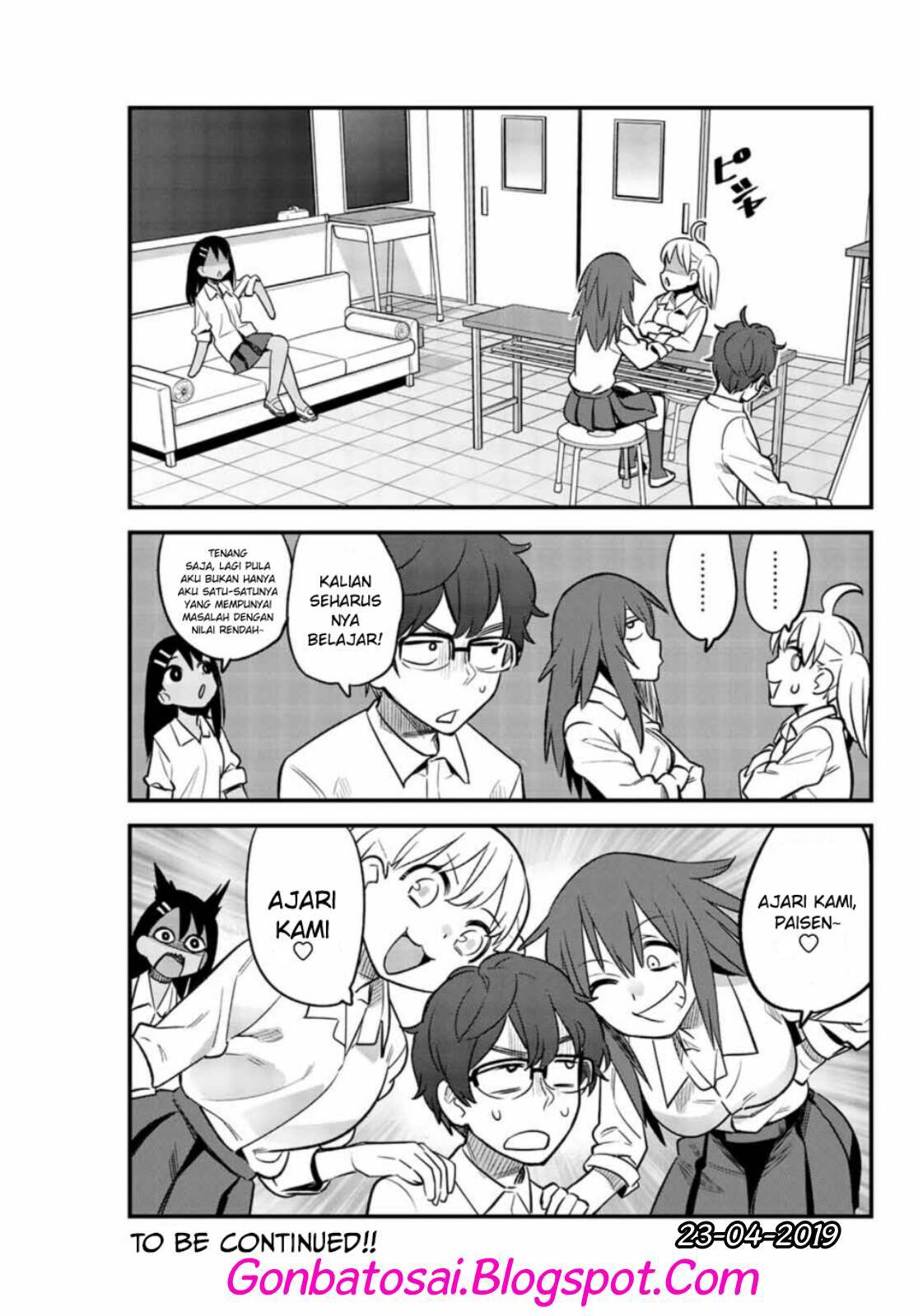 Ijiranaide, Nagatoro-san Chapter 35 Bahasa Indonesia