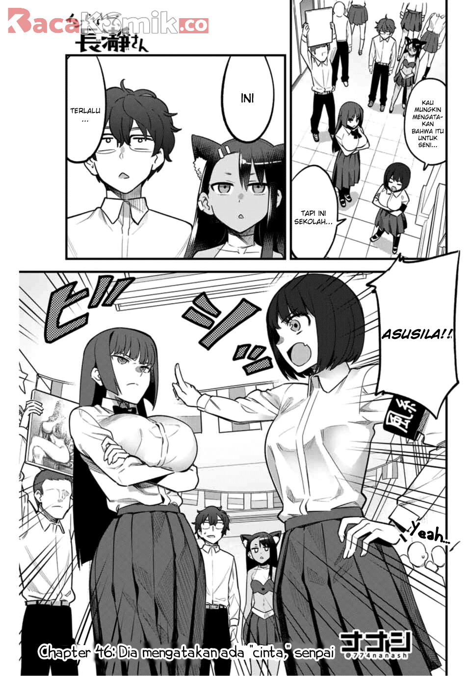 Ijiranaide, Nagatoro-san Chapter 46 Bahasa Indonesia