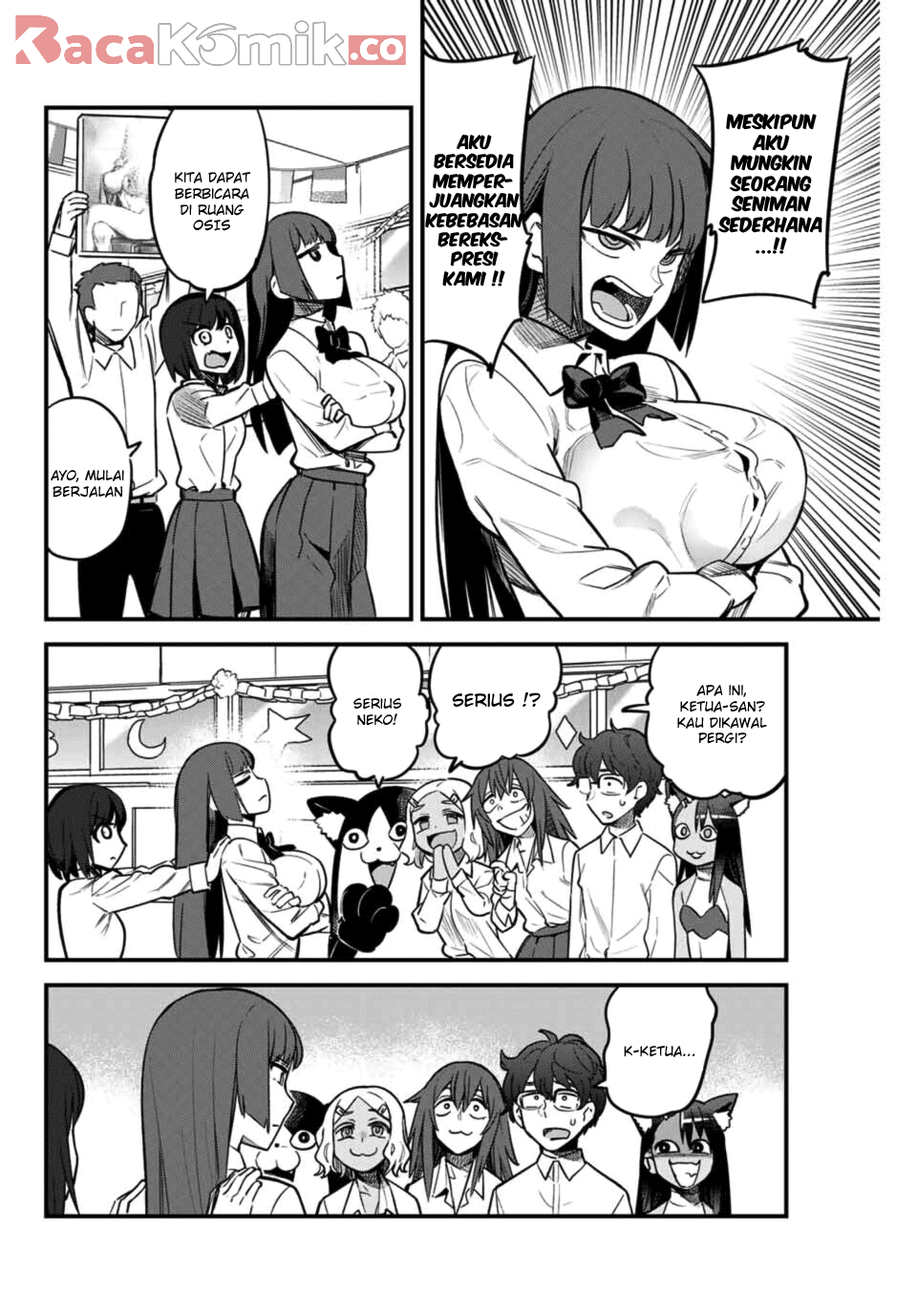 Ijiranaide, Nagatoro-san Chapter 46 Bahasa Indonesia