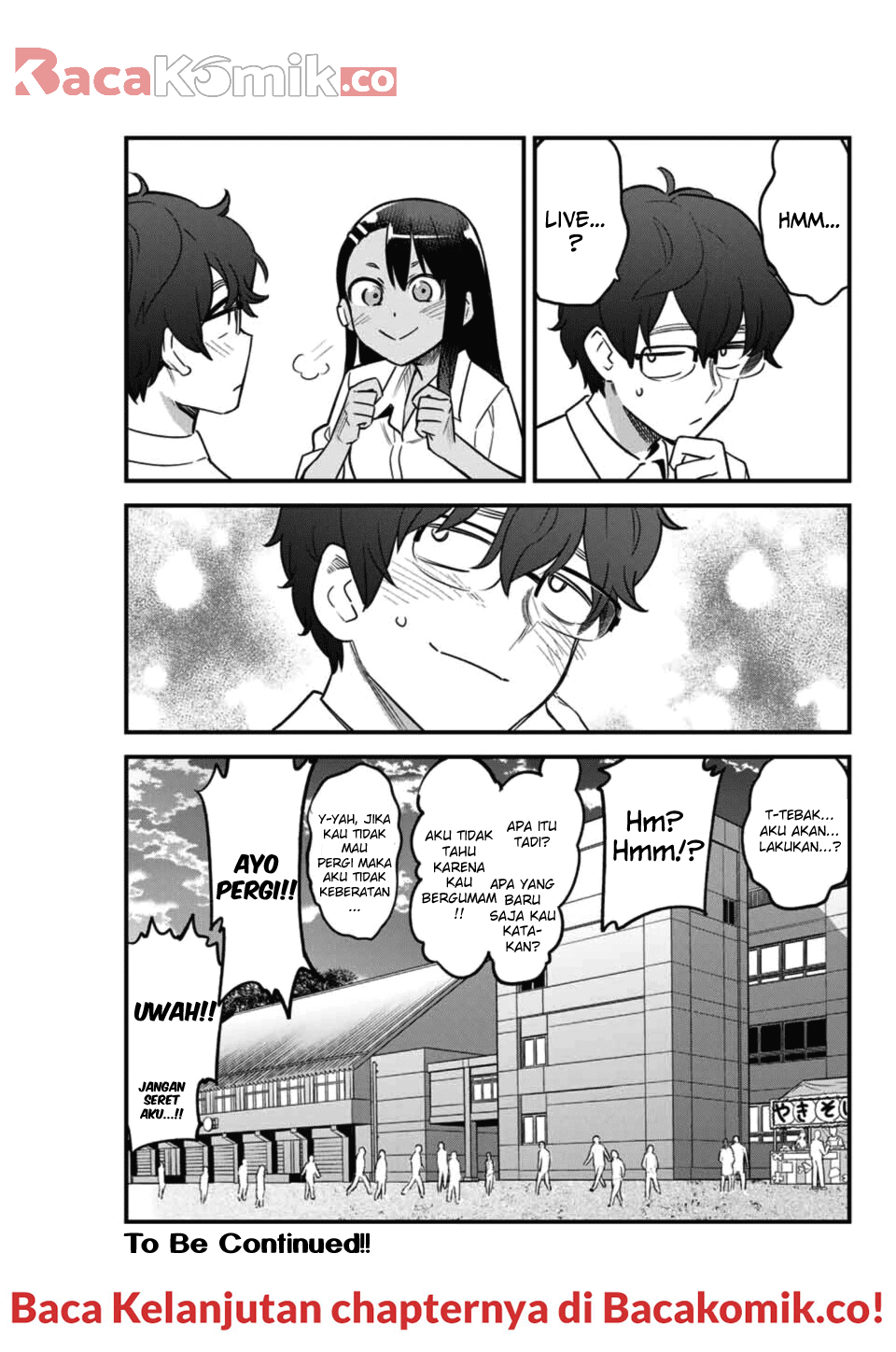Ijiranaide, Nagatoro-san Chapter 46 Bahasa Indonesia