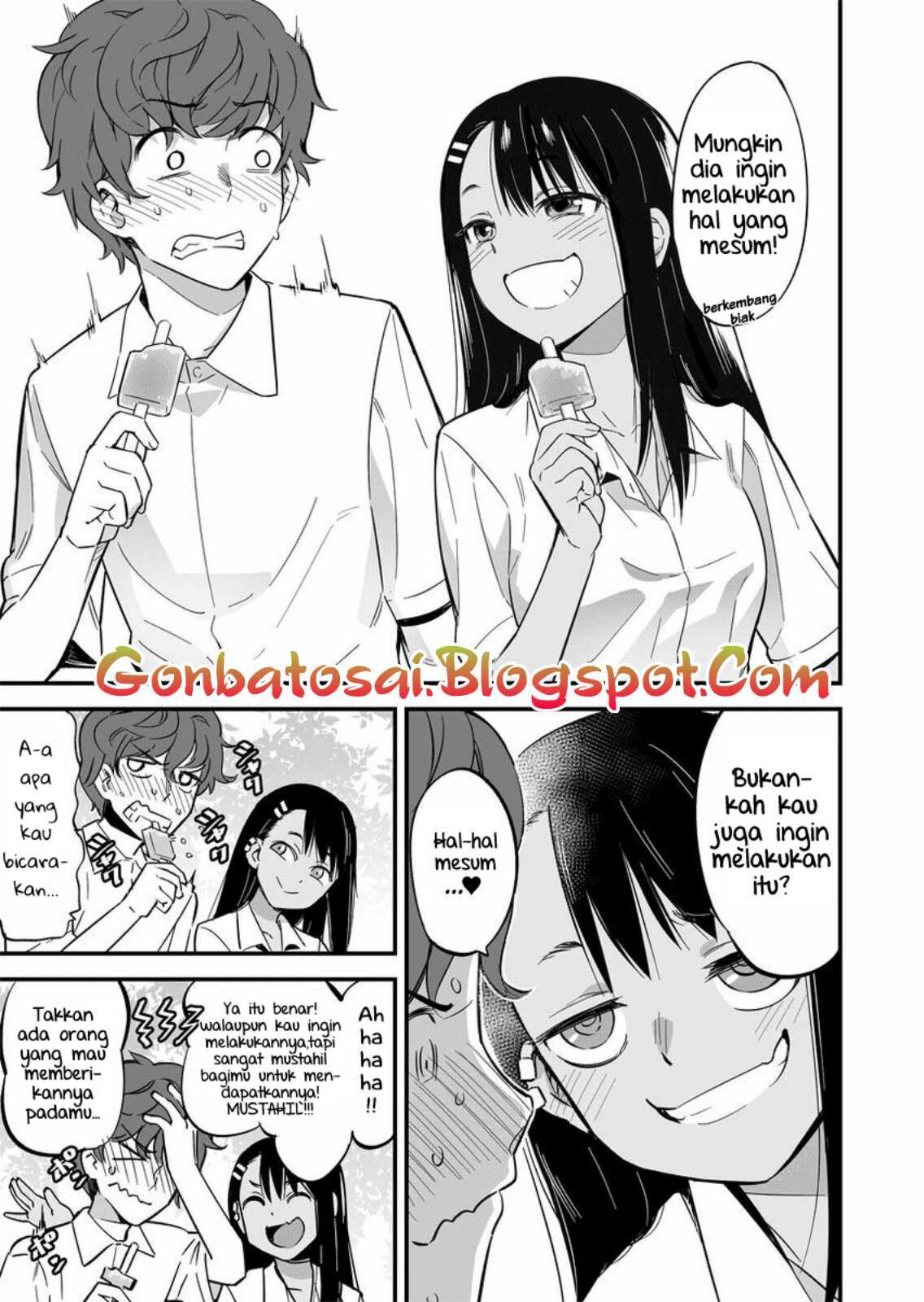 Ijiranaide, Nagatoro-san Chapter 08.3 Bahasa Indonesia