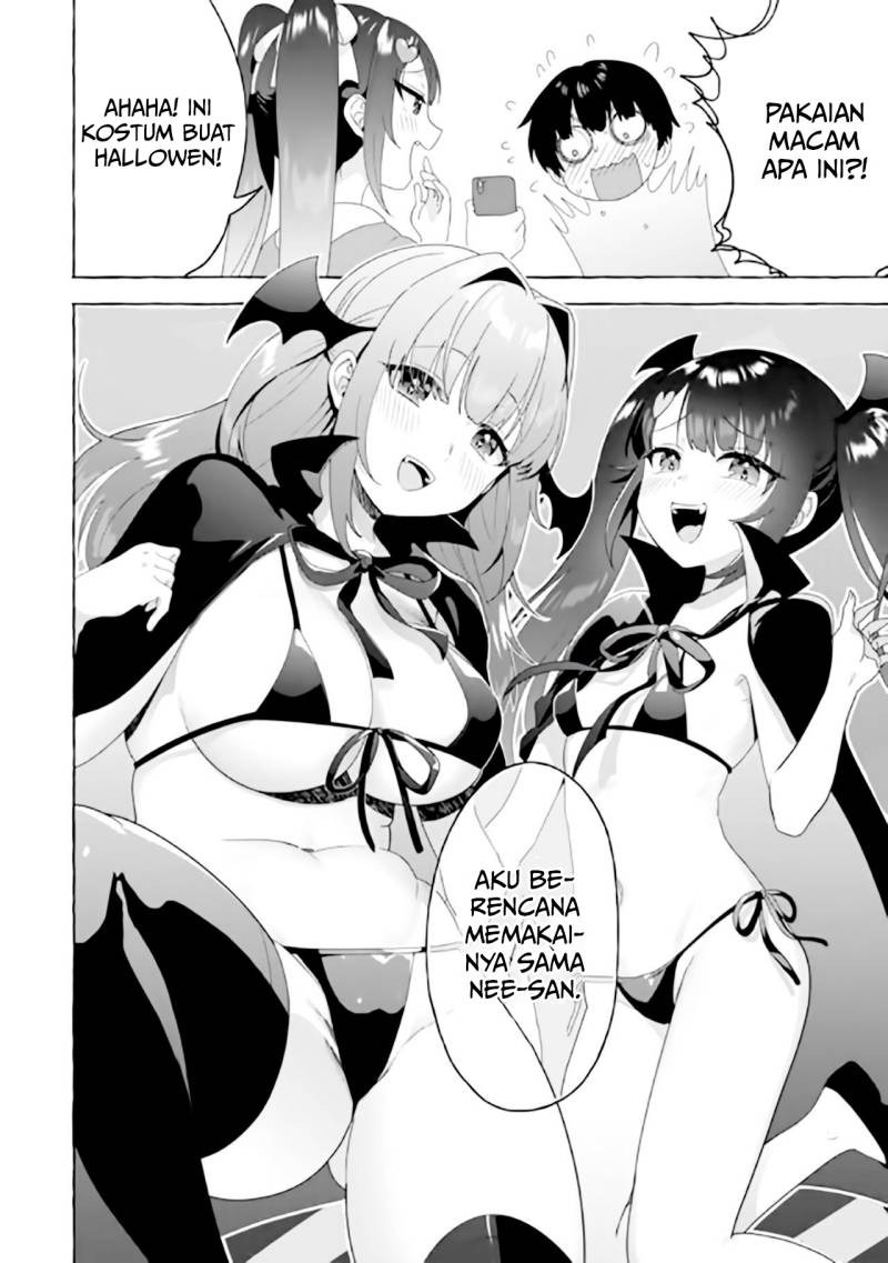 I’m Sandwiched Between Sweet and Spicy Step-Sisters (Amakara Gishimai ni Hasamarete Masu) chapter 21