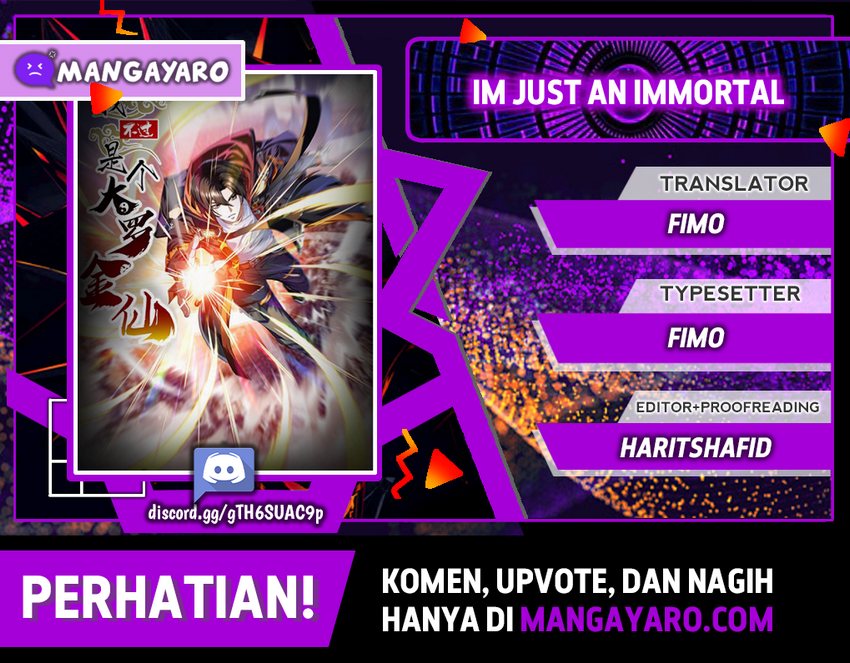 I’m Just An Immortal Chapter 13 Bahasa Indonesia