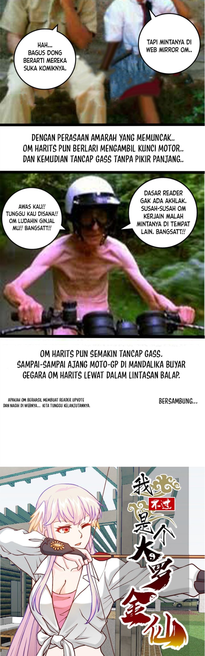 I’m Just An Immortal Chapter 13 Bahasa Indonesia