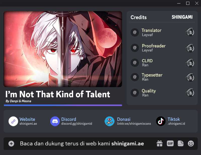 I’m Not That Kind of Talent chapter 71