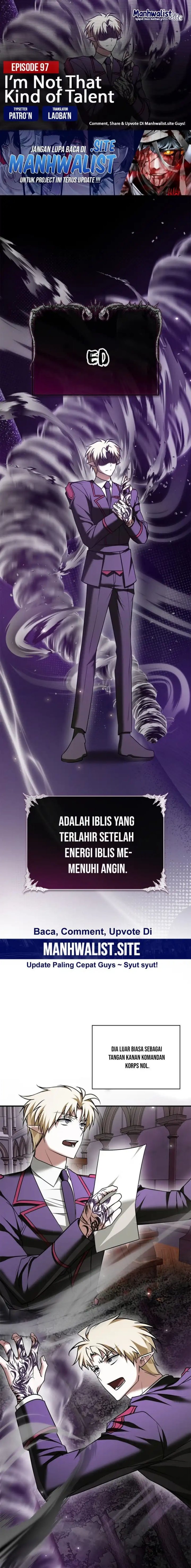 I’m Not That Kind of Talent Chapter 97 Bahasa Indonesia