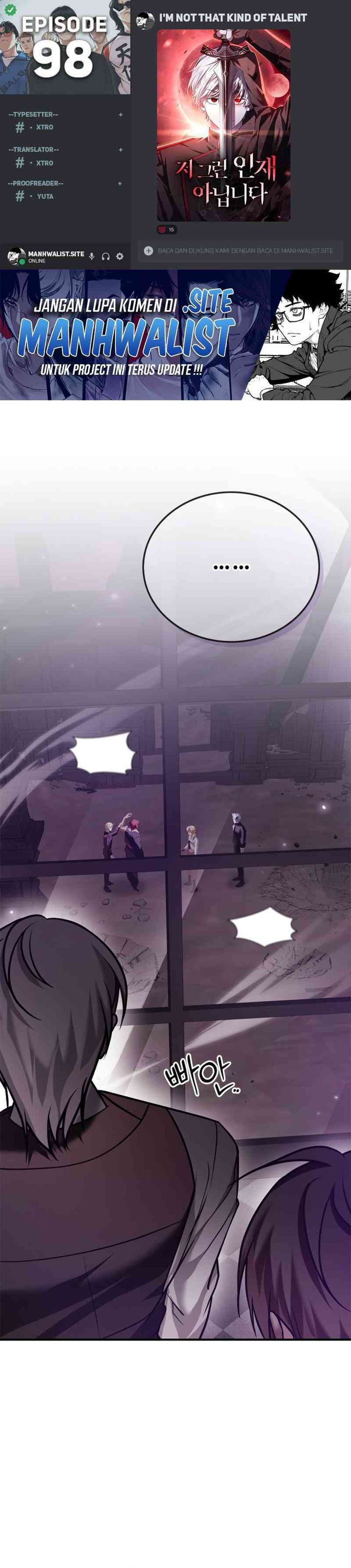 I’m Not That Kind of Talent Chapter 98 Bahasa Indonesia