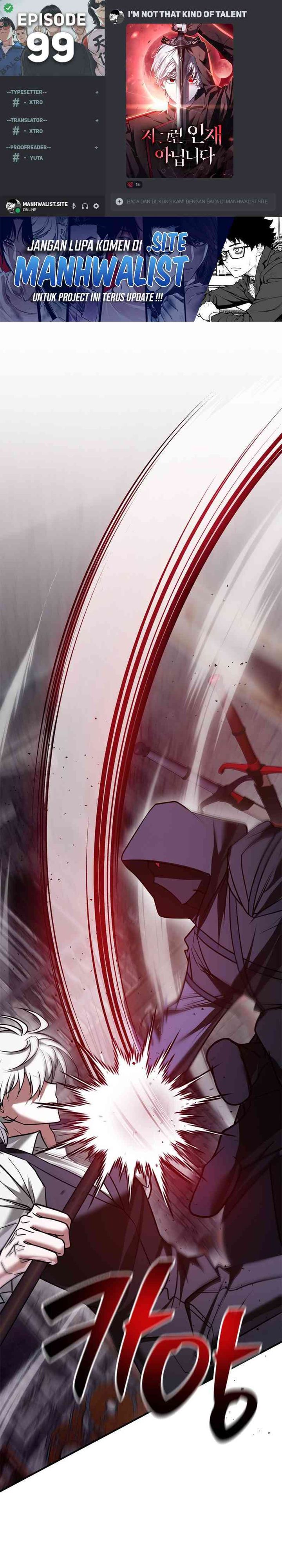 I’m Not That Kind of Talent Chapter 99 Bahasa Indonesia