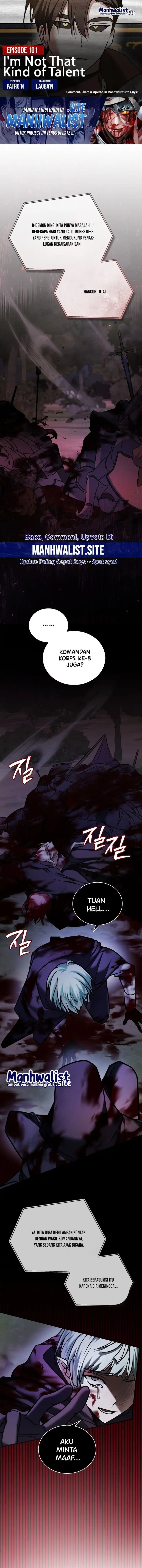 I’m Not That Kind of Talent Chapter 101 Bahasa Indonesia