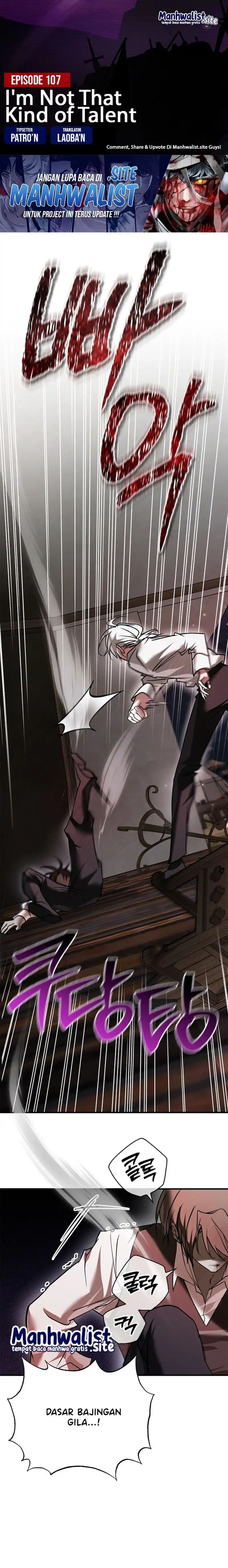 I’m Not That Kind of Talent chapter 107