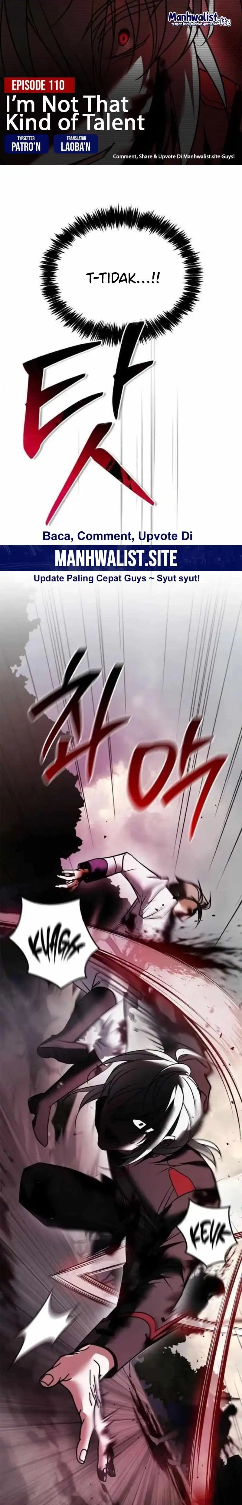 I’m Not That Kind of Talent chapter 110