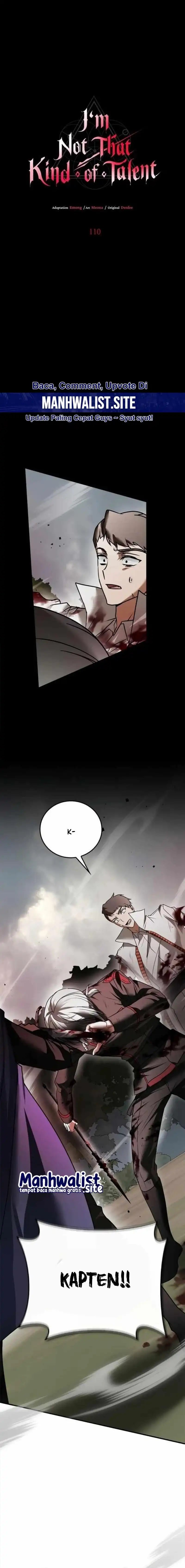 I’m Not That Kind of Talent chapter 110