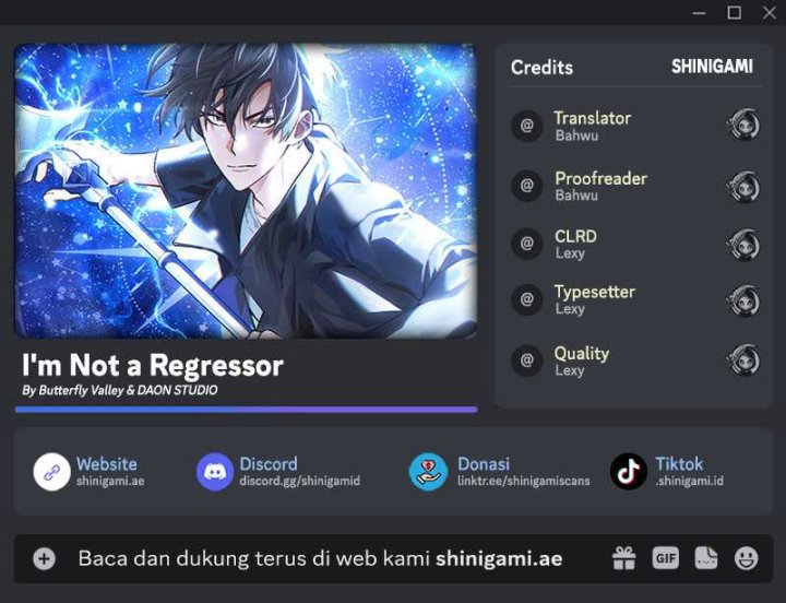 I’m Not a Regressor Chapter 18 Bahasa Indonesia