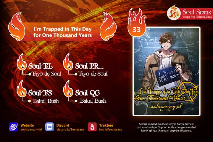 I’m Trapped in This Day for One Thousand Years chapter 33