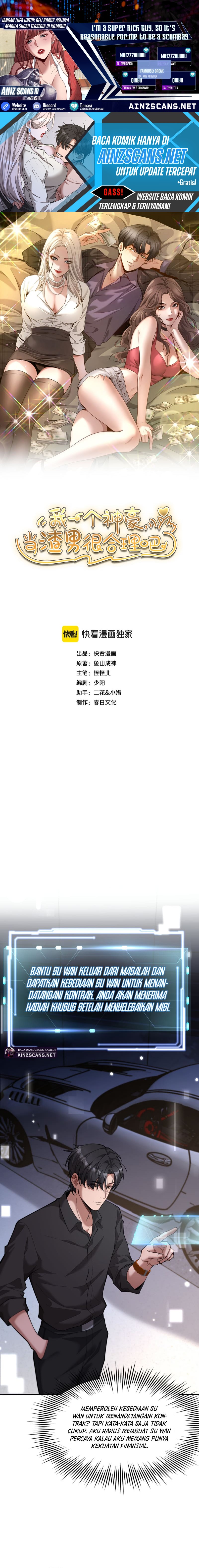 I’m a Super Rich Guy, So It’s Reasonable For Me to Be a Scumbag Chapter 06 Bahasa Indonesia