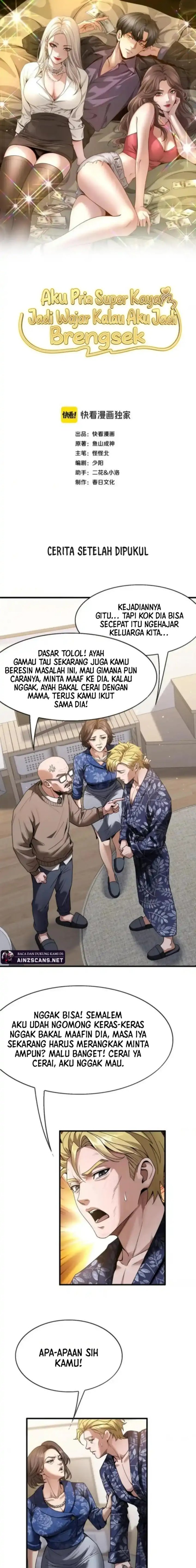 I’m a Super Rich Guy, So It’s Reasonable For Me to Be a Scumbag Chapter 22 Bahasa Indonesia
