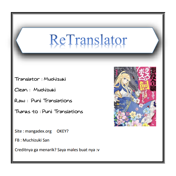 I’m a Villainous Daughter so I’m going to keep the Last Boss chapter 4
