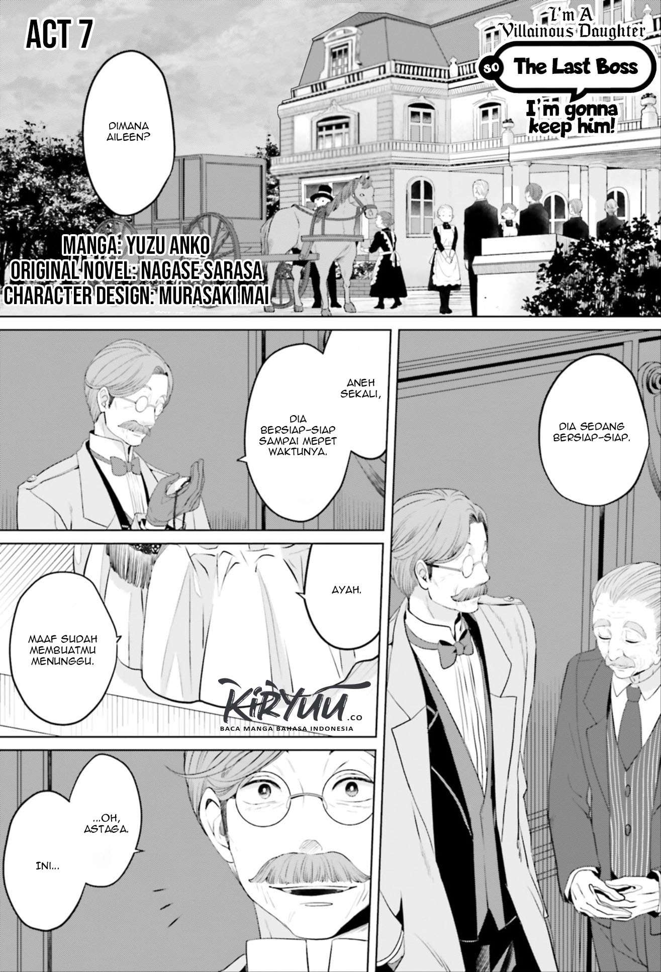 I’m a Villainous Daughter so I’m going to keep the Last Boss chapter 7