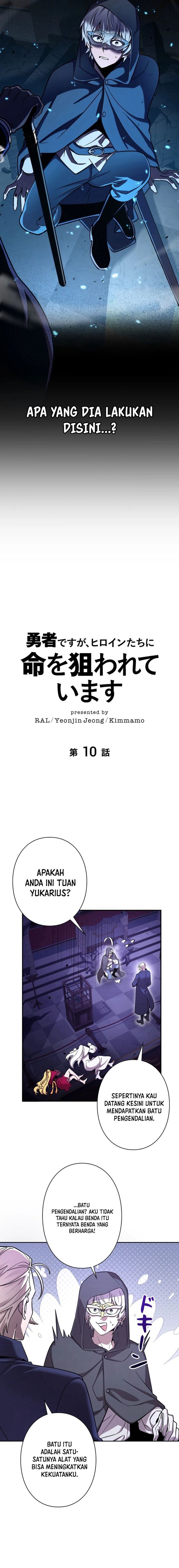 I’m the Hero, but the Main Heroines Are Trying to Kill Me Chapter 10 Bahasa Indonesia