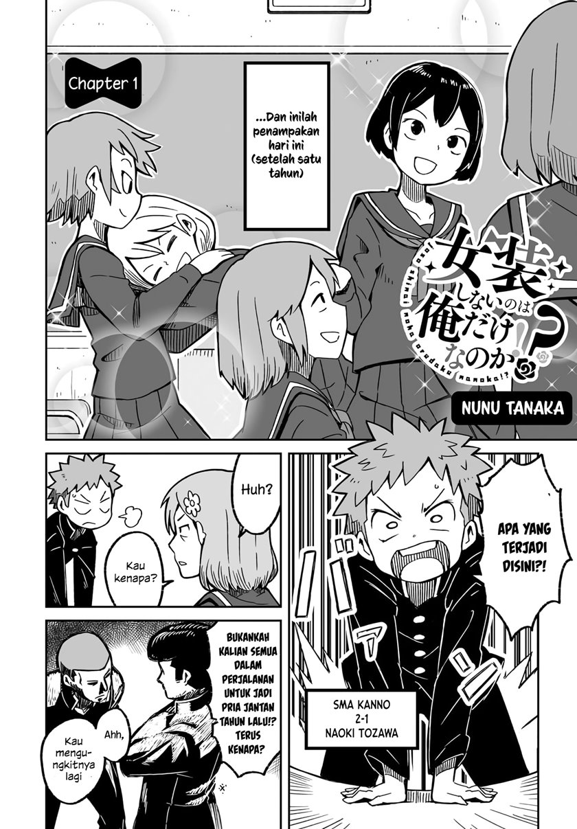 I’m the Only One Not Crossdressing!? Chapter 01 Bahasa Indonesia