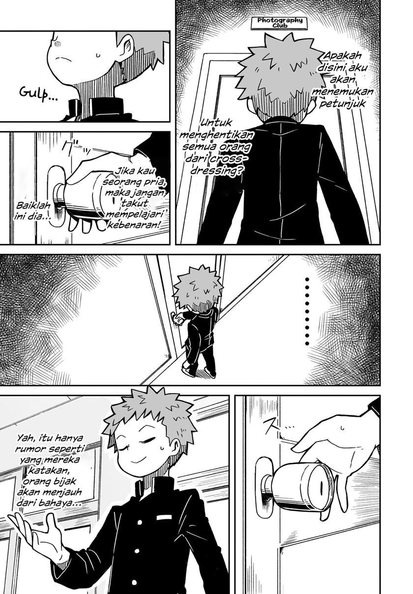 I’m the Only One Not Crossdressing!? Chapter 01 Bahasa Indonesia