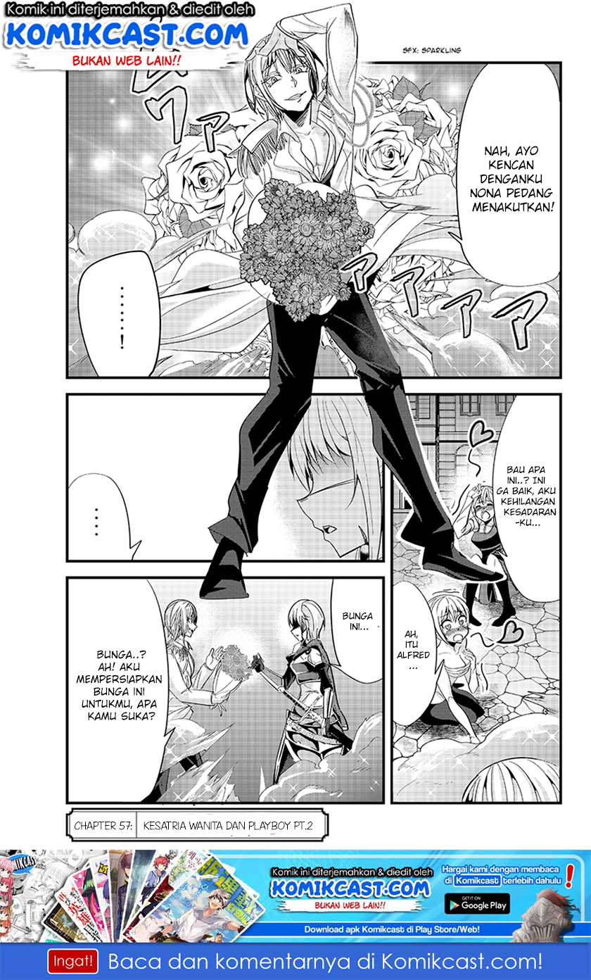 Ima Made Ichido mo Onna Atsukaisareta koto ga nai Onna Kishi wo Onna Atsukai suru Chapter 57 Bahasa Indonesia