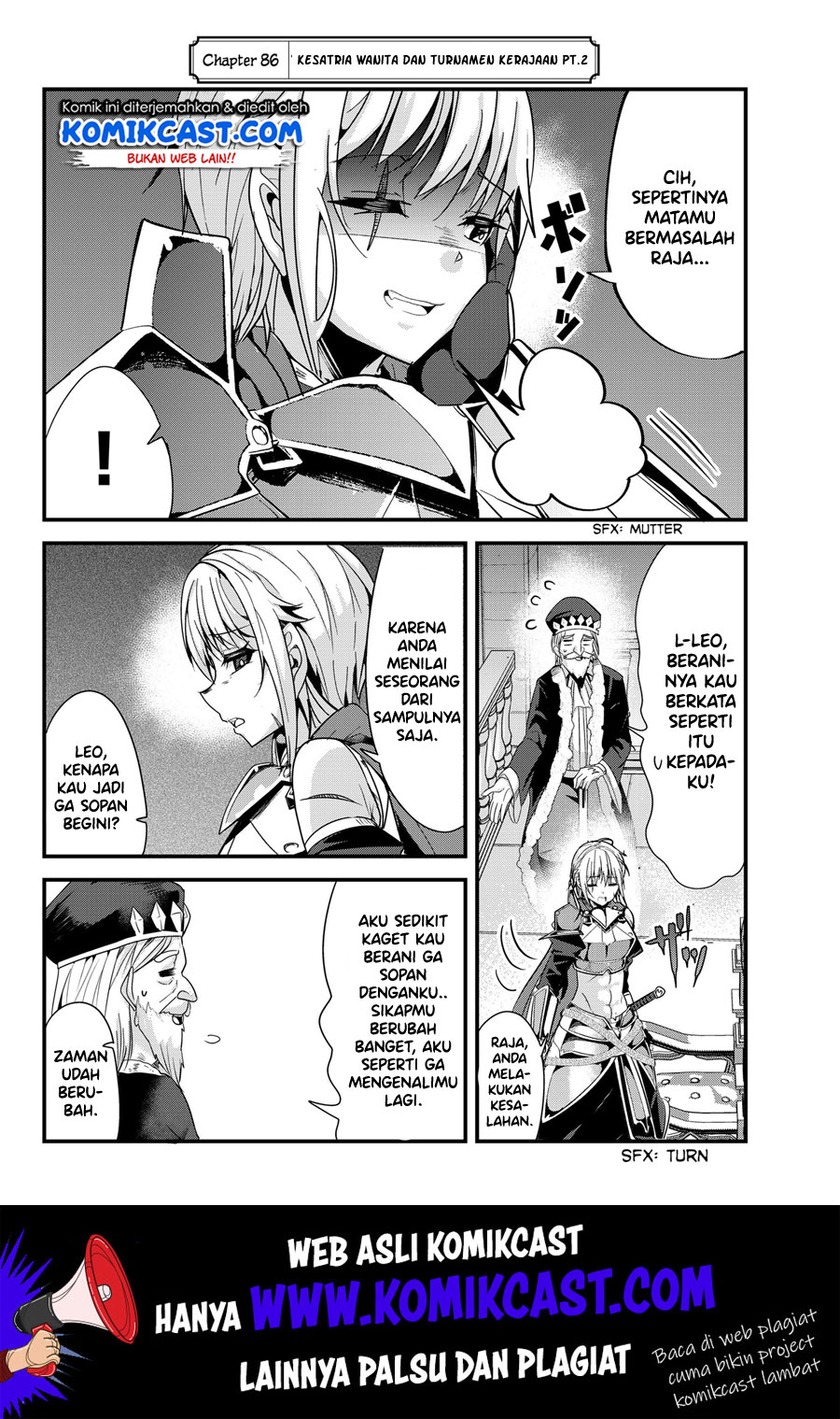 Ima Made Ichido mo Onna Atsukaisareta koto ga nai Onna Kishi wo Onna Atsukai suru chapter 86